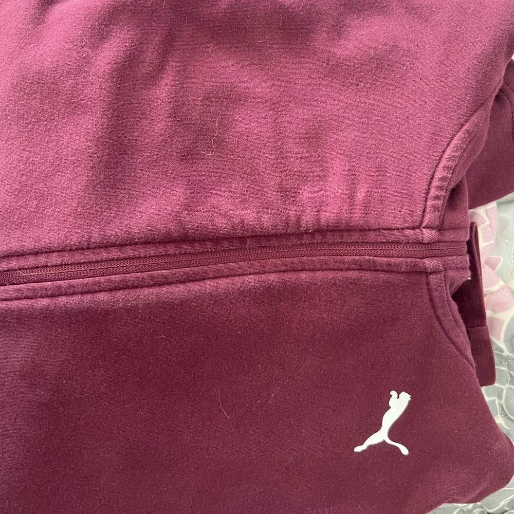 Maroon Puma zip up